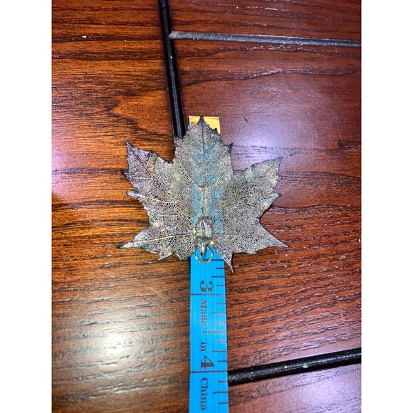 Blattrausch Canadian Maple Antique-Brass 2 5/8 Inch Pendant! - Picture 10 of 10